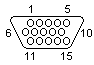 Bild: VGA-Stecker, Monitorkabel (15-polig, mnnlich)