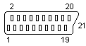 Bild: Scart-Stecker (m�nnlich)