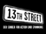 Logo: 13th Street - The Action & Suspense Channel Deutschland (Universal Studios USA)